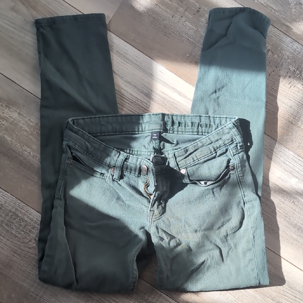 GAP Dark Green Skinny Jeans for Women